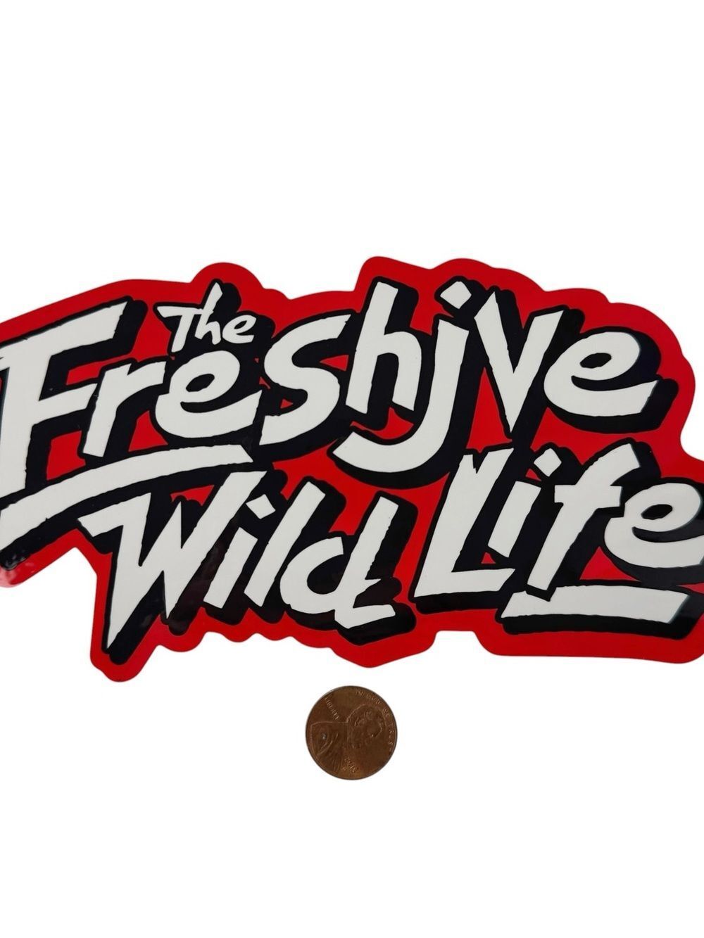 Freshjive The Wild Life Vintage Y2K Skateboard Sticker